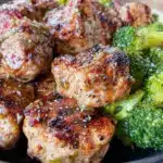 high protein chicken and broccoli bowl - featured image