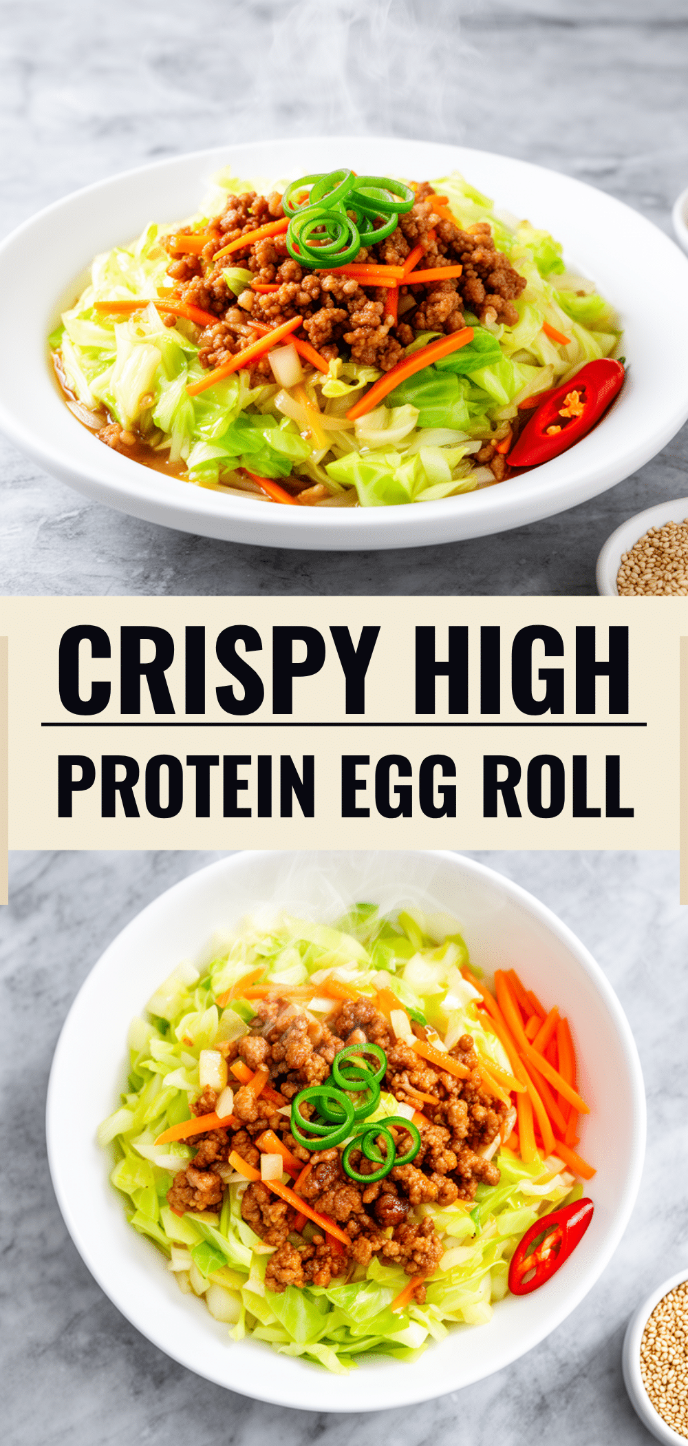 High-Protein Egg Roll in a Bowl: 15-Minute Easy Dinner 5 high-protein egg roll in a bowl recipe