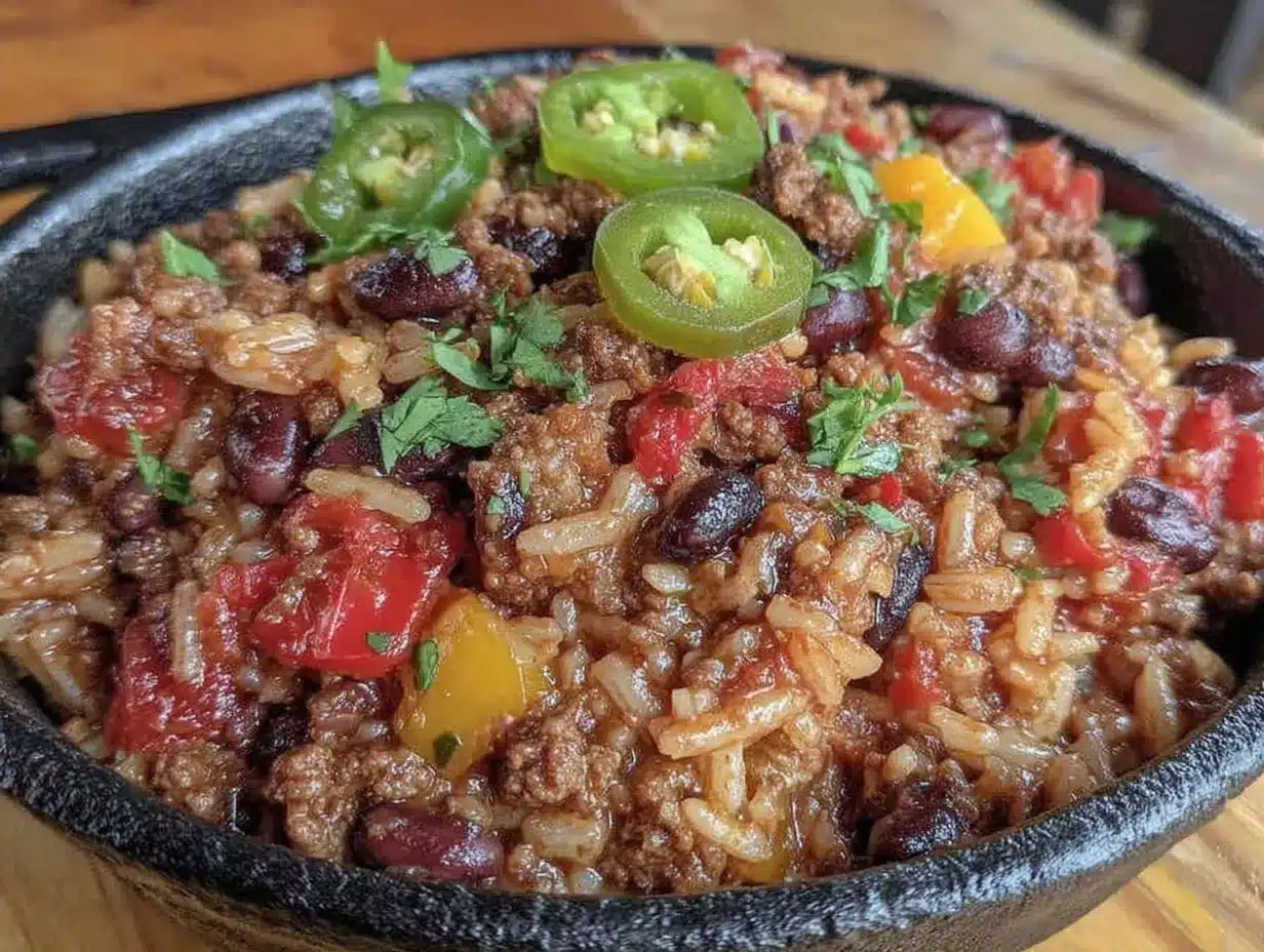 High Protein Ground Beef Skillet: 5pm One-Pan Dinner 4 high protein ground beef skillet preparation steps