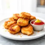 homemade baked chicken nugget dippers - featured image