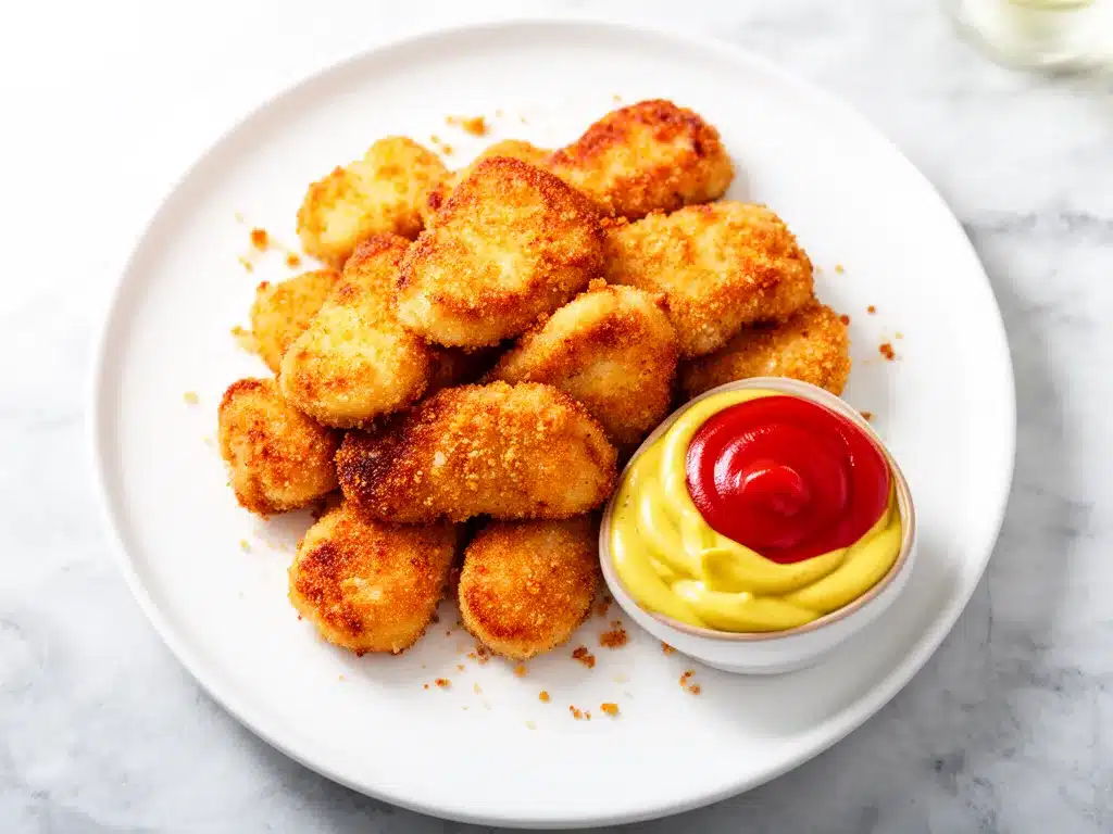 Homemade Baked Chicken Nugget Dippers: 5-Minute Kid-Friendly Recipe 4 homemade baked chicken nugget dippers preparation steps
