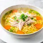 homemade chicken noodle soup - featured image