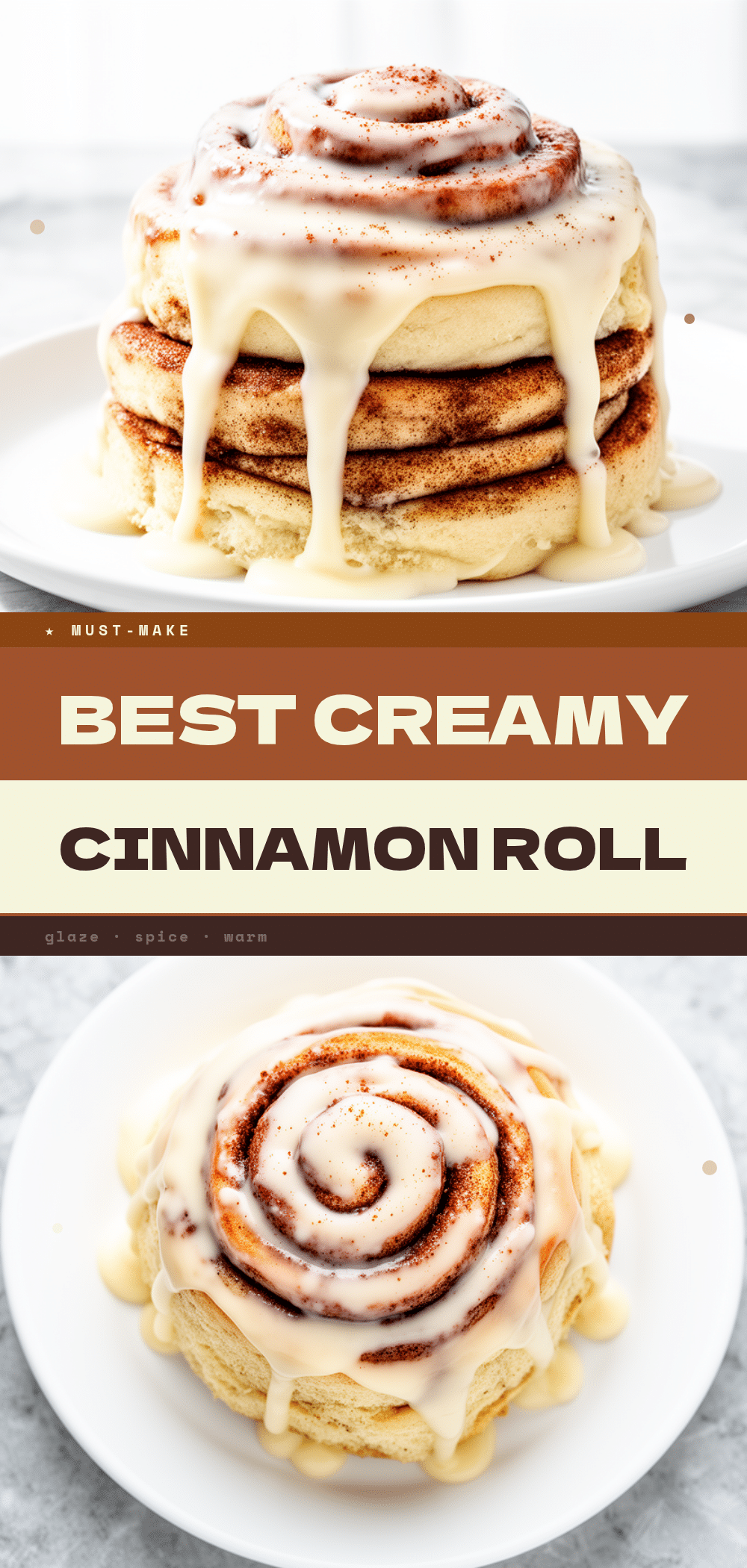 Homemade Cinnamon Roll Cake with Cream Cheese Drizzle 5 Homemade Cinnamon Roll Cake recipe