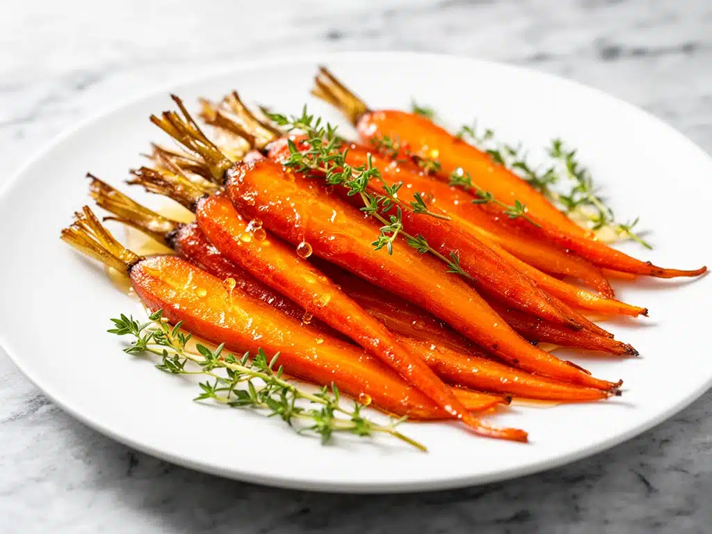 honey roasted carrots - featured image