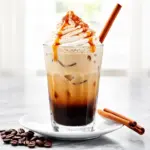 iced brown sugar cinnamon latte - featured image