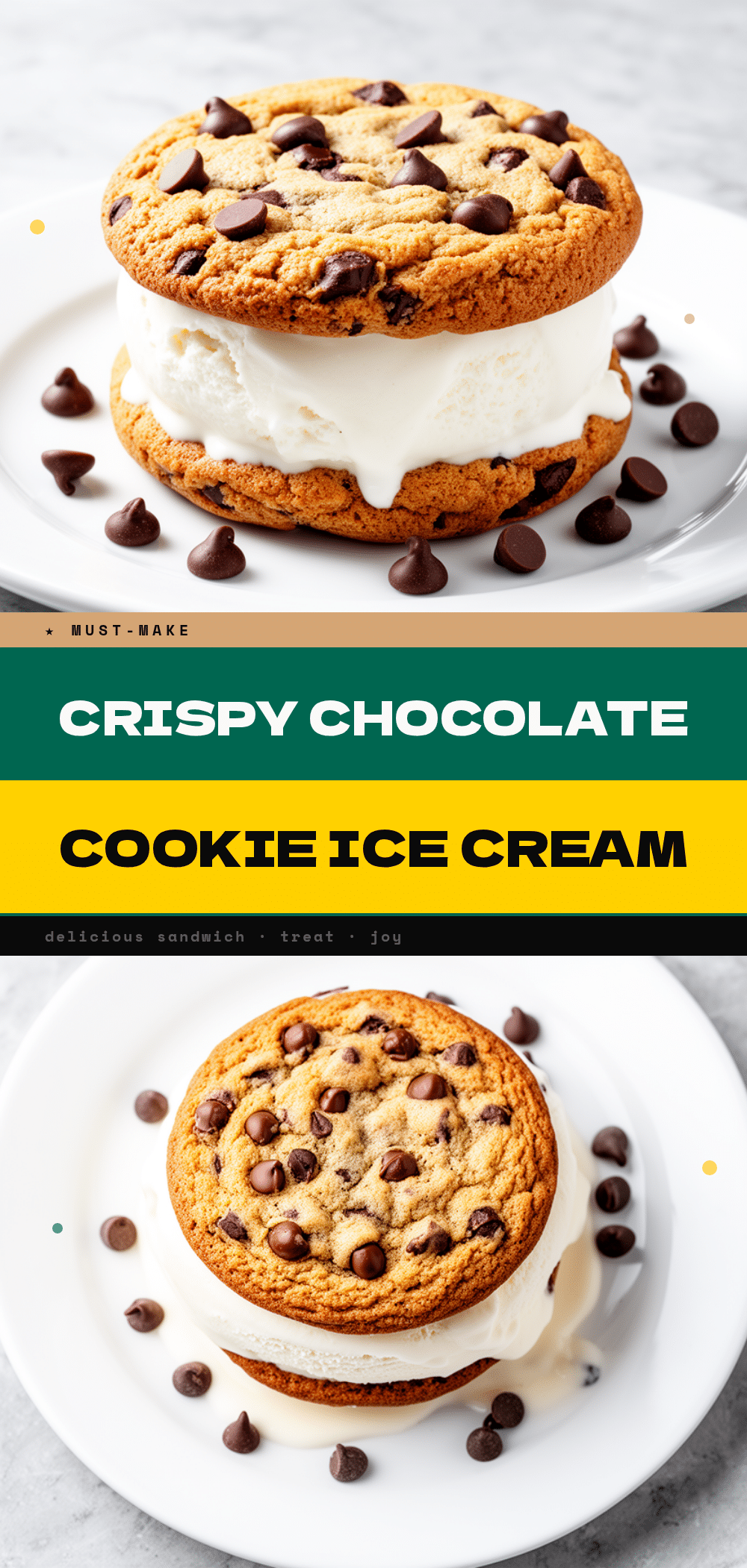 Labor Day Chocolate Chip Cookie Ice Cream Sandwiches 5 Labor Day Chocolate Chip Cookie Ice Cream Sandwiches recipe
