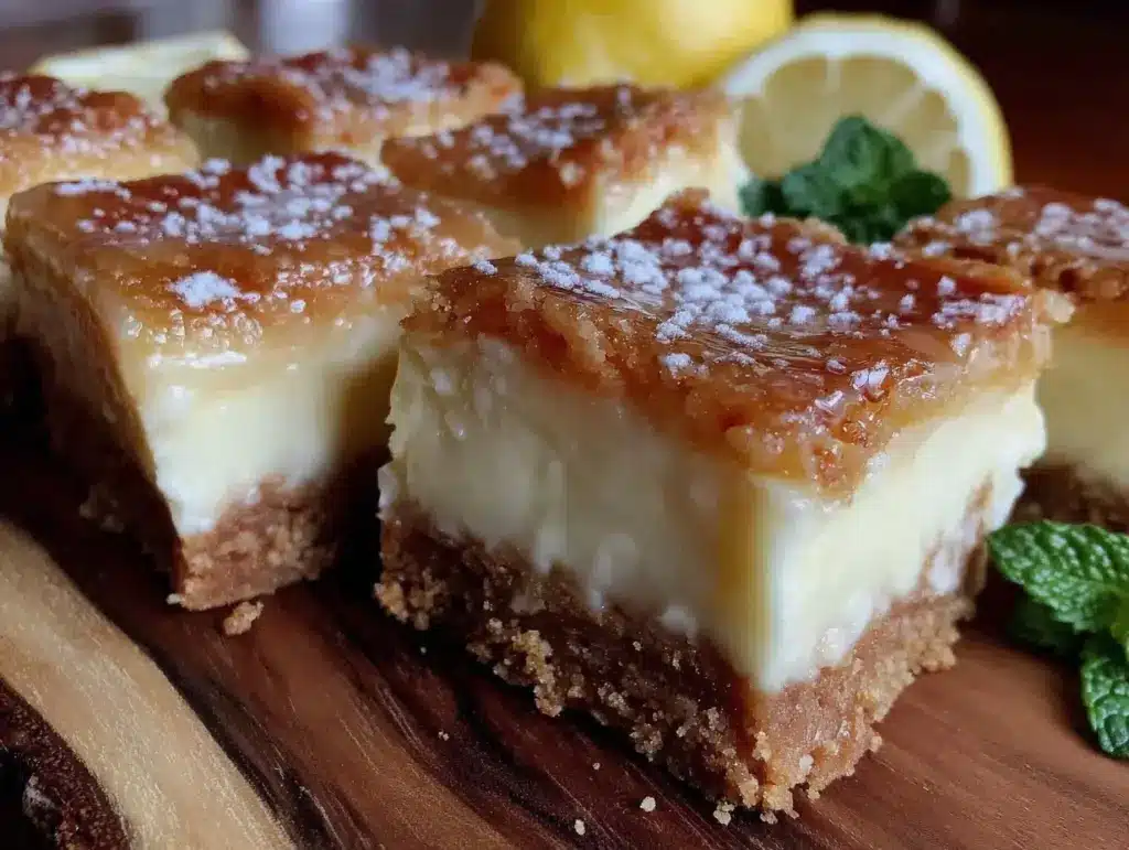 lemon cheesecake bars - featured image
