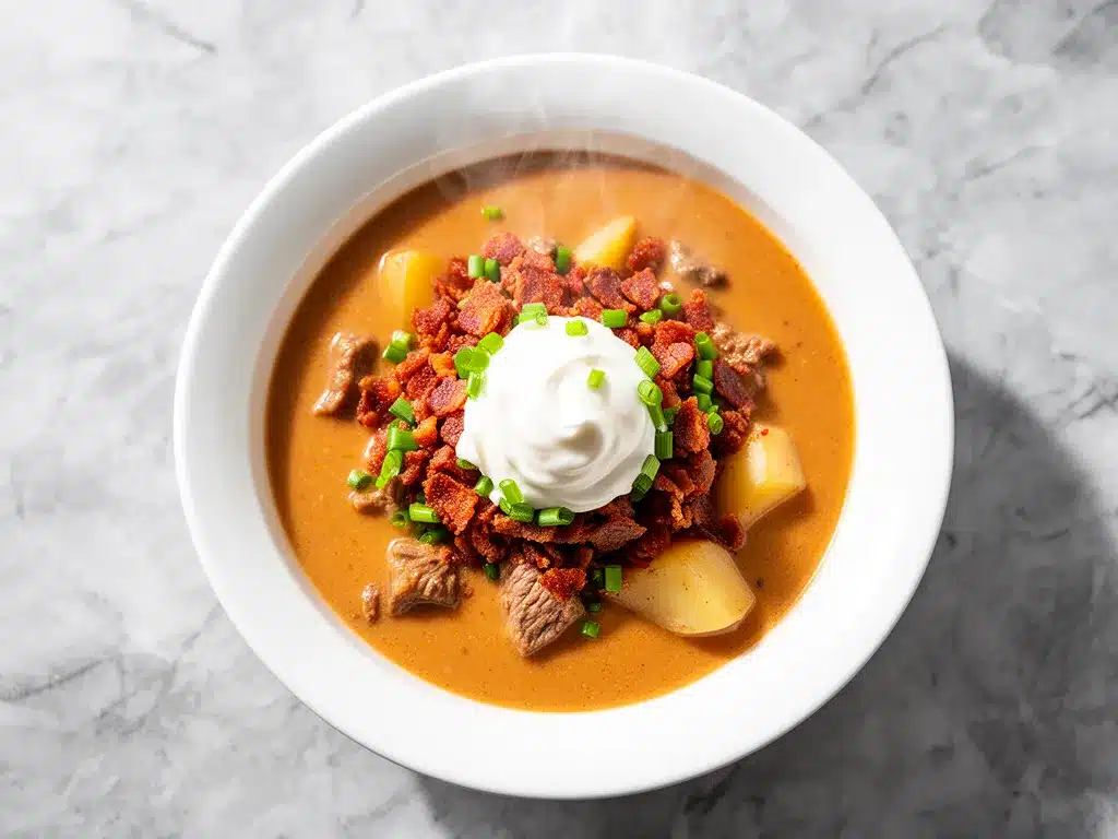 Loaded Cheeseburger Soup: Best Weeknight Dinner 4 loaded cheeseburger soup preparation steps