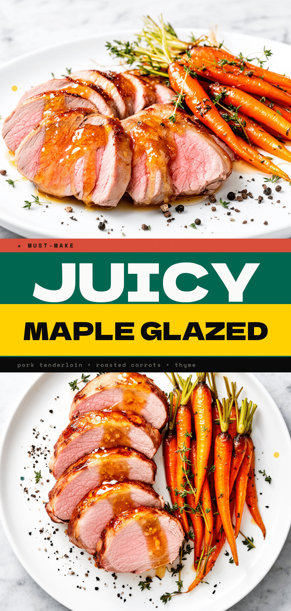 Maple Glazed Pork Tenderloin with Roasted Carrots: Easy Weeknight Dinner 5 maple glazed pork tenderloin recipe