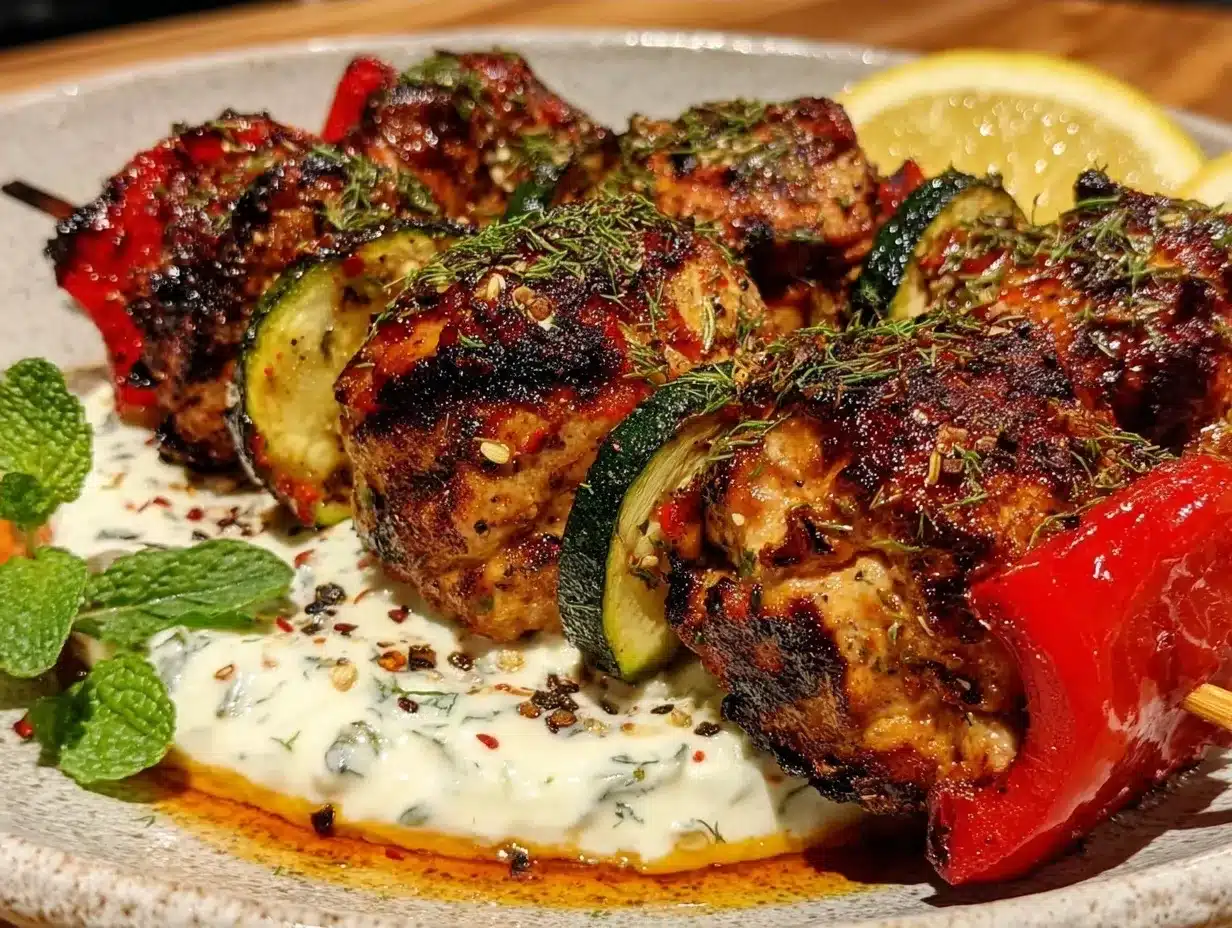Mediterranean Chicken Skewers: Easy 20-Min Weeknight Dinner 4 Mediterranean Chicken Skewers preparation steps