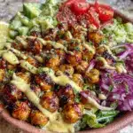 Mediterranean chickpea bowl - featured image