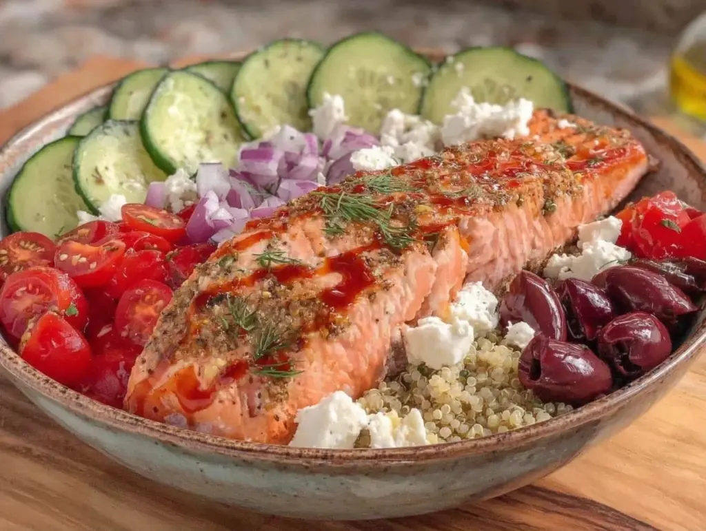 Mediterranean Salmon Bowl - featured image