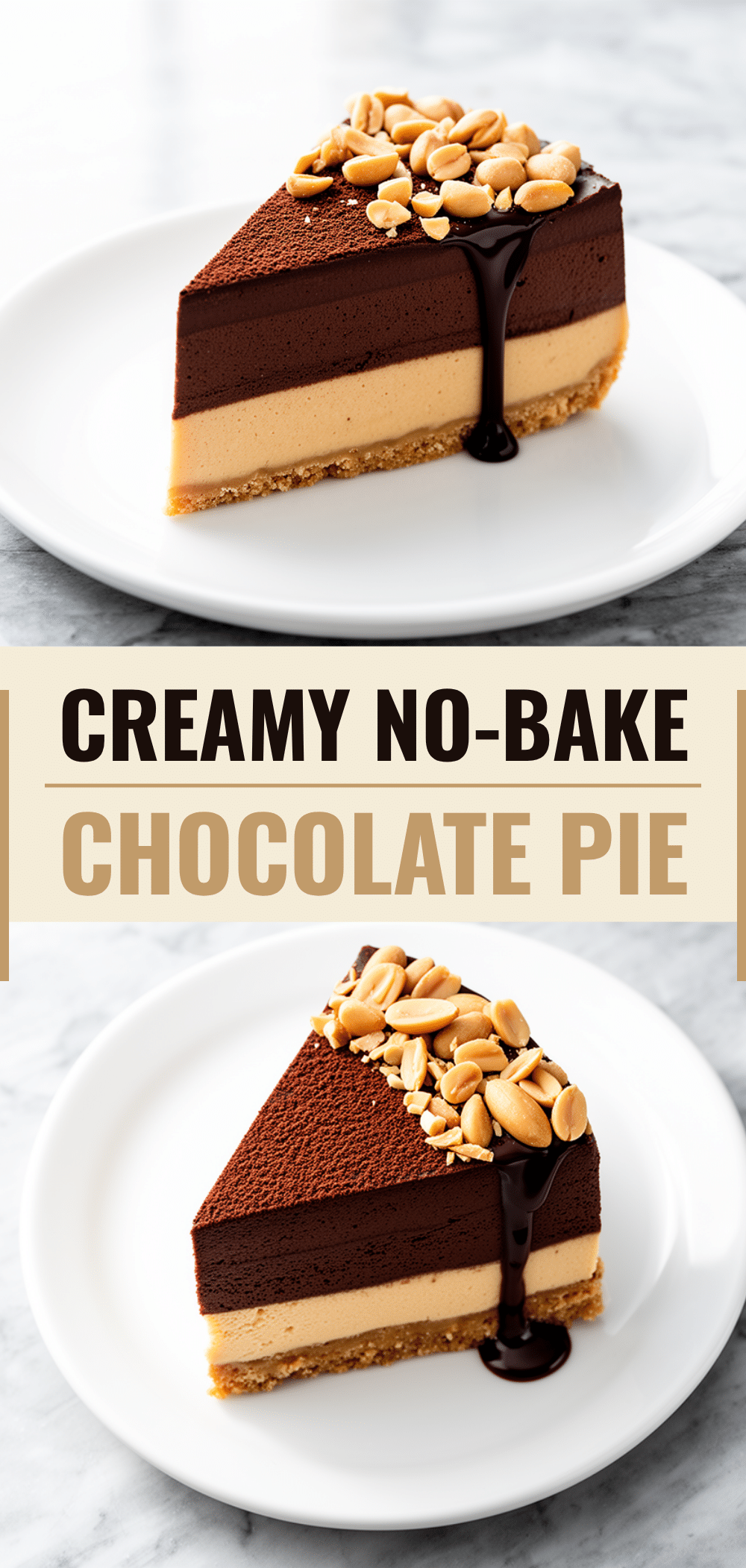 No-Bake Chocolate Peanut Butter Pie: Easy 5-Ingredient Dessert 5 no-bake chocolate peanut butter pie recipe