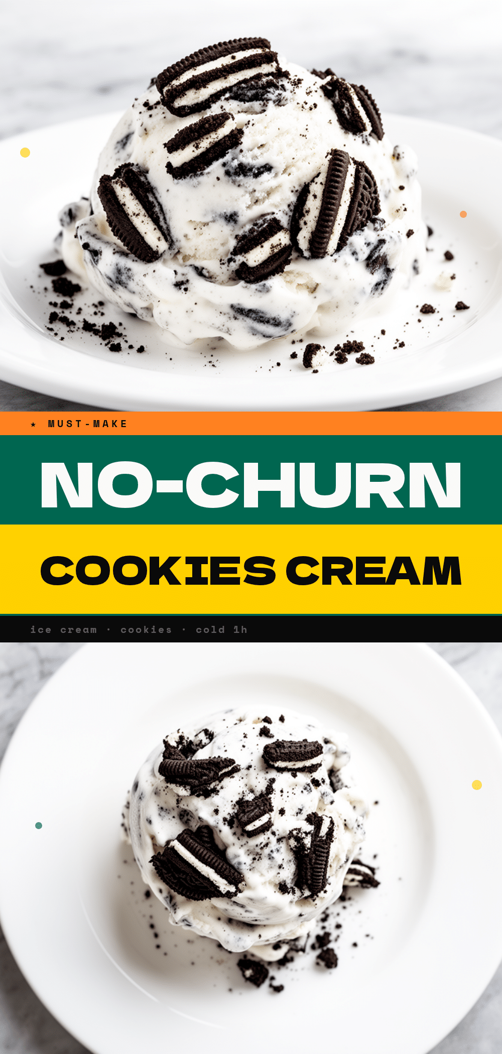 No-Churn Cookies and Cream Ice Cream: Easy 3-Ingredient Recipe 5 no-churn cookies and cream ice cream recipe