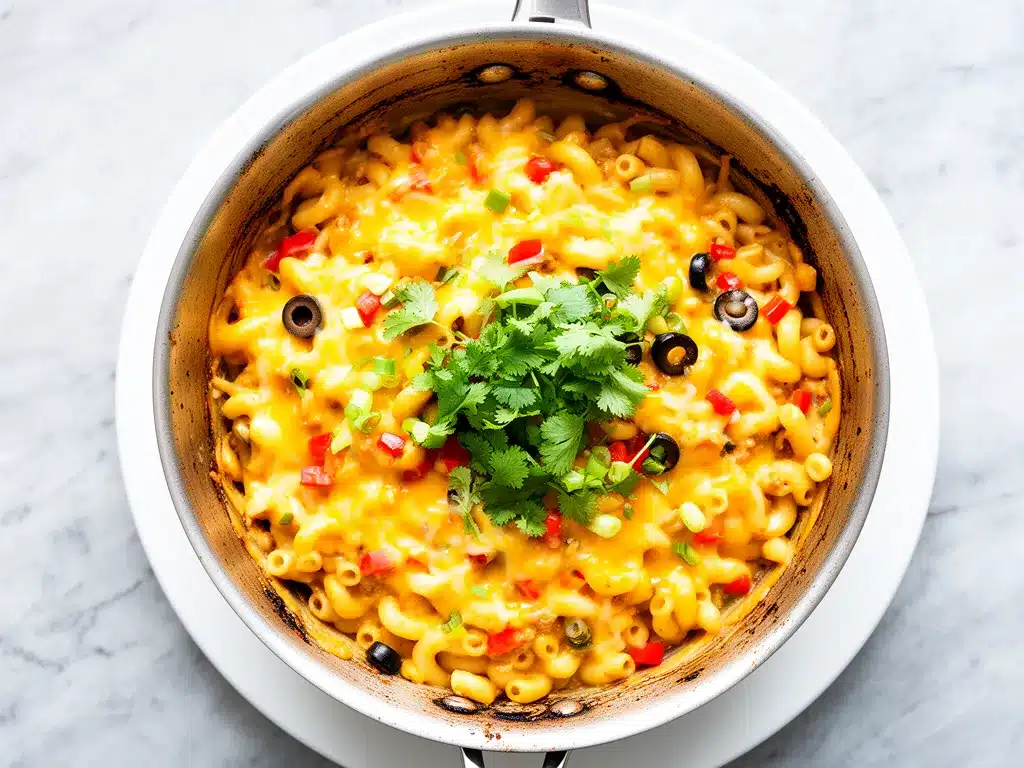 One-Pot Cheesy Taco Pasta: 30-Min Easy Weeknight Dinner 4 one pot cheesy taco pasta preparation steps