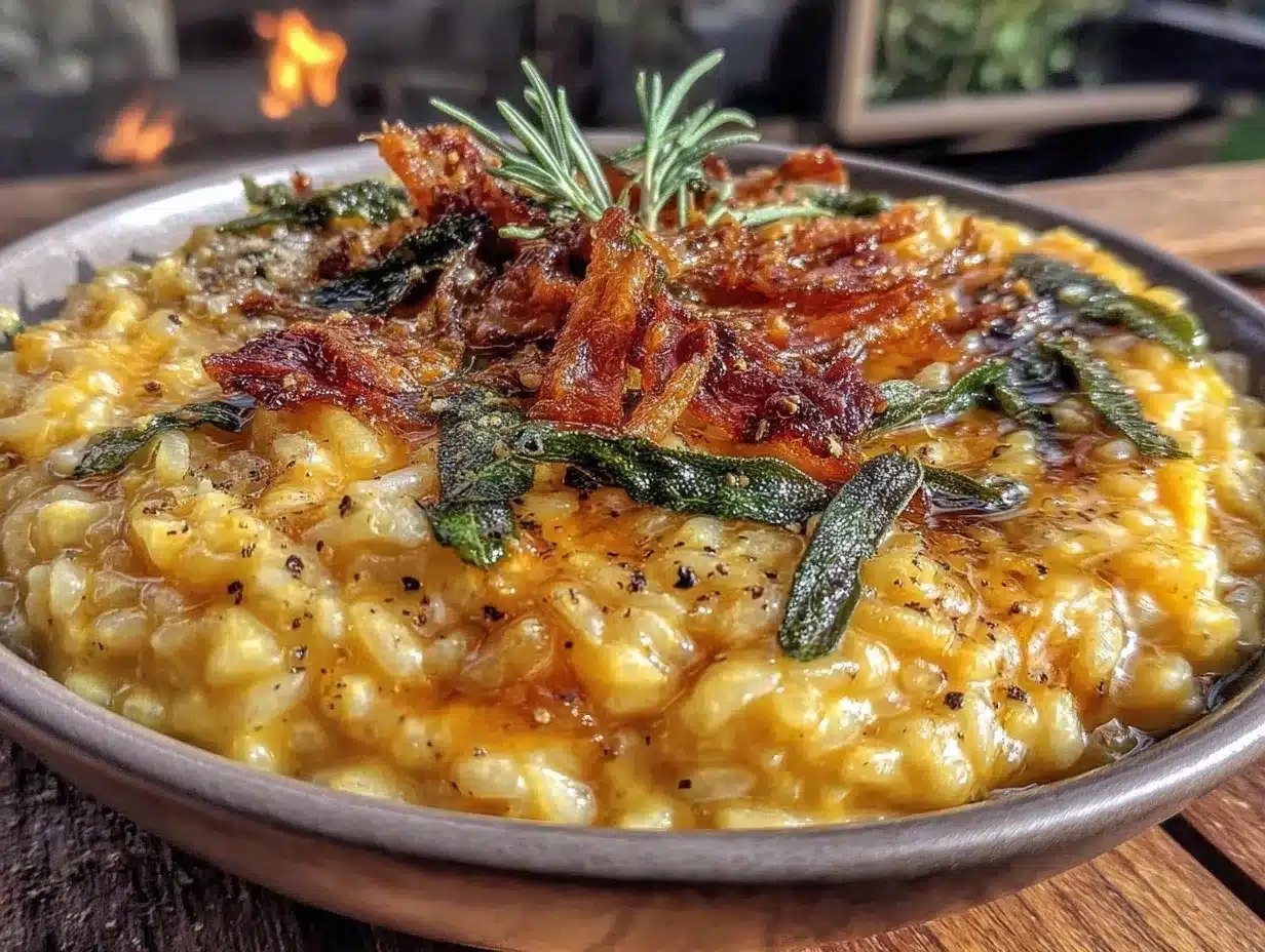 Pumpkin Dinner Risotto: 5pm Dinner Win 4 pumpkin dinner risotto preparation steps