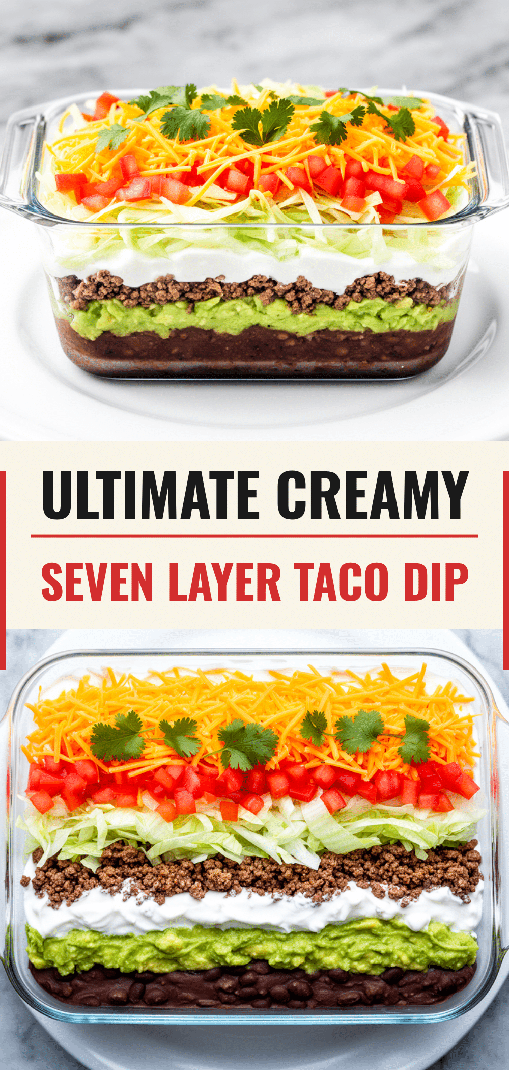 Ultimate Creamy Seven Layer Taco Dip: Easy Tailgate Recipe 5 seven layer taco dip recipe