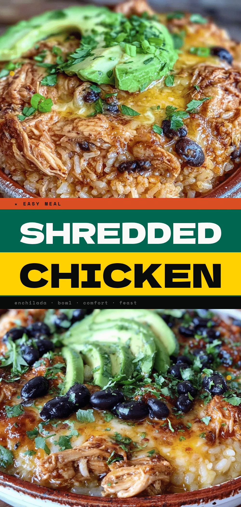 Shredded Chicken Enchilada Bowl: Easy One-Pan Dinner 5 shredded chicken enchilada bowl recipe