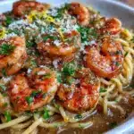 shrimp pasta - featured image