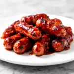 slow cooker BBQ little smokies - featured image