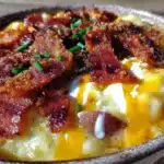 slow cooker cheesy potato soup - featured image