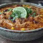 slow cooker chicken tortilla soup - featured image