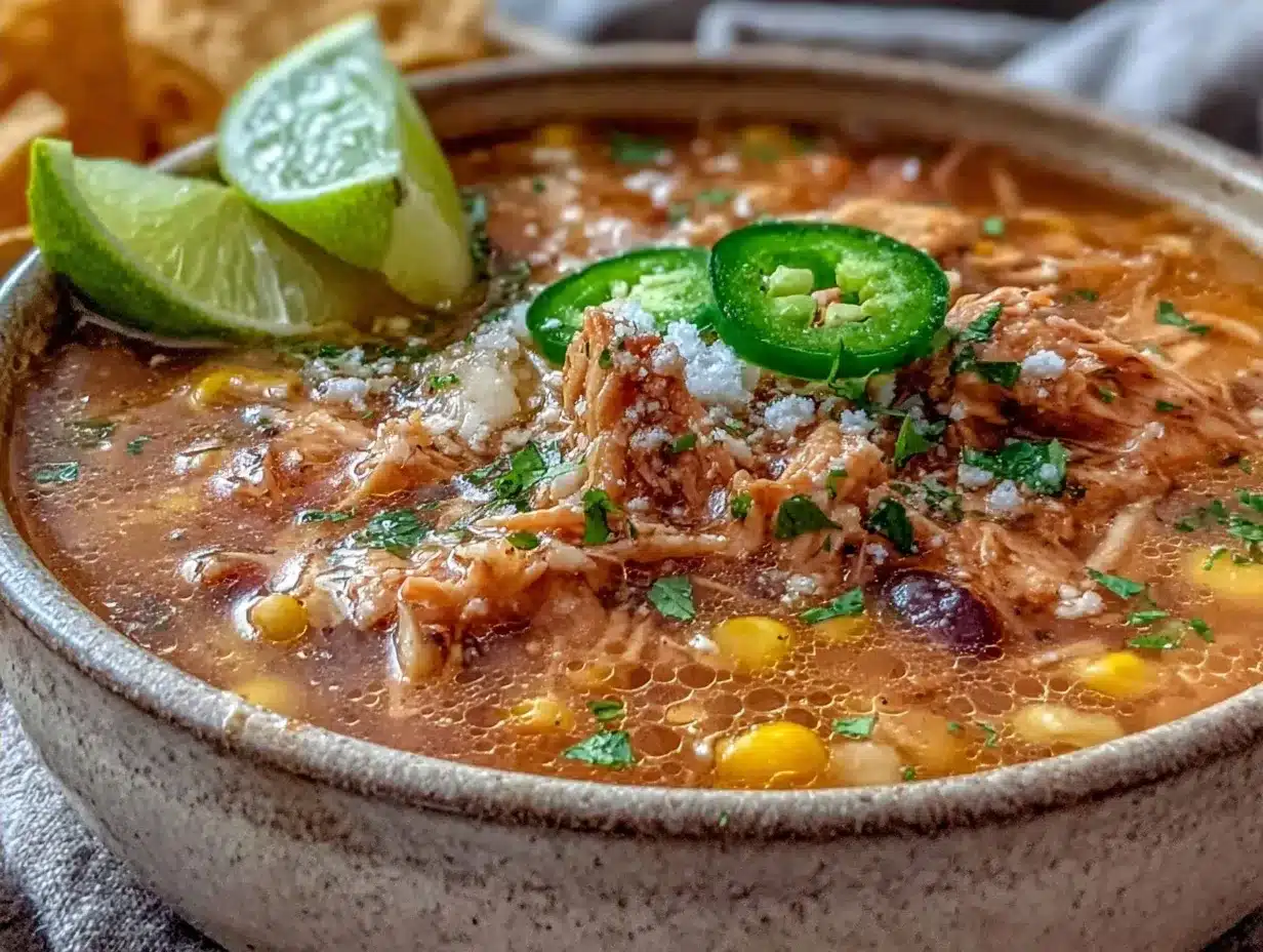 Slow Cooker Chicken Tortilla Soup: 5pm Dinner Solved 4 slow cooker chicken tortilla soup preparation steps