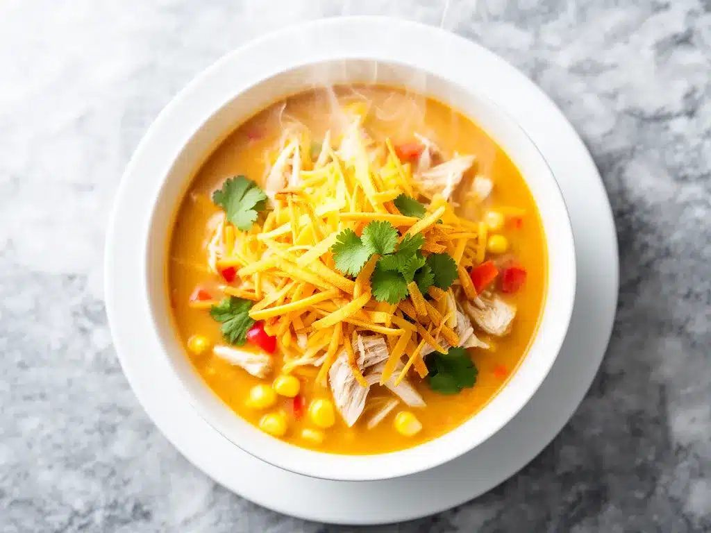 Slow Cooker Creamy Chicken Tortilla Soup: 5-Ingredient Easy Dinner 4 Slow Cooker Creamy Chicken Tortilla Soup preparation steps
