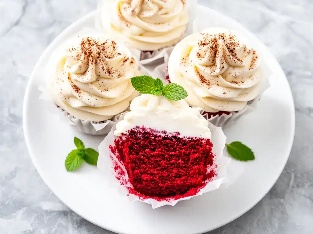 Small-Batch Red Velvet Cupcakes: Easy Homemade Cream Cheese Frosting 4 small-batch red velvet cupcakes preparation steps