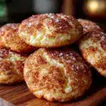soft chewy snickerdoodle cookies - featured image