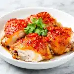 Sticky Honey Sriracha Chicken Thighs - featured image