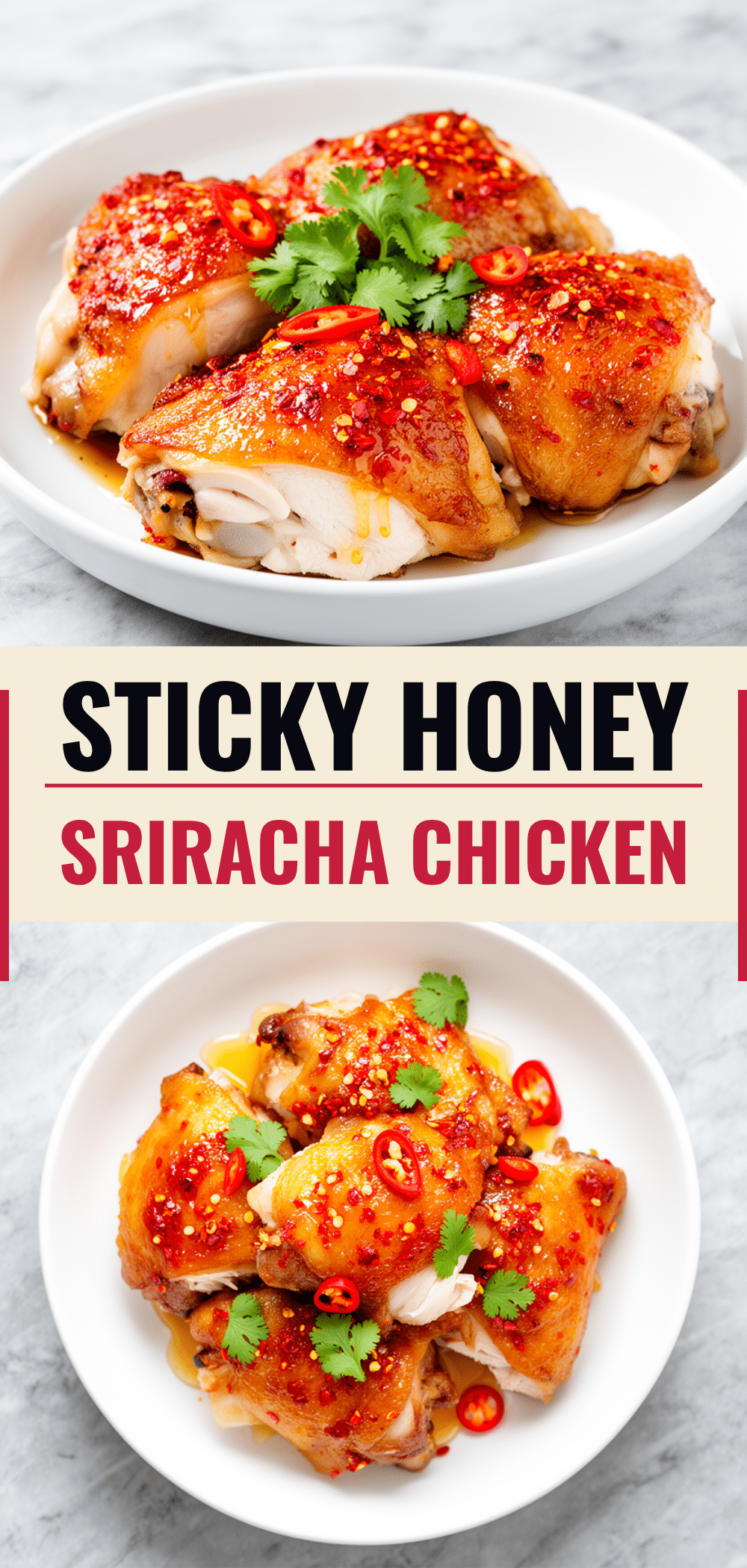 Sticky Honey Sriracha Chicken Thighs: Easy 30-Min Dinner 5 Sticky Honey Sriracha Chicken Thighs recipe