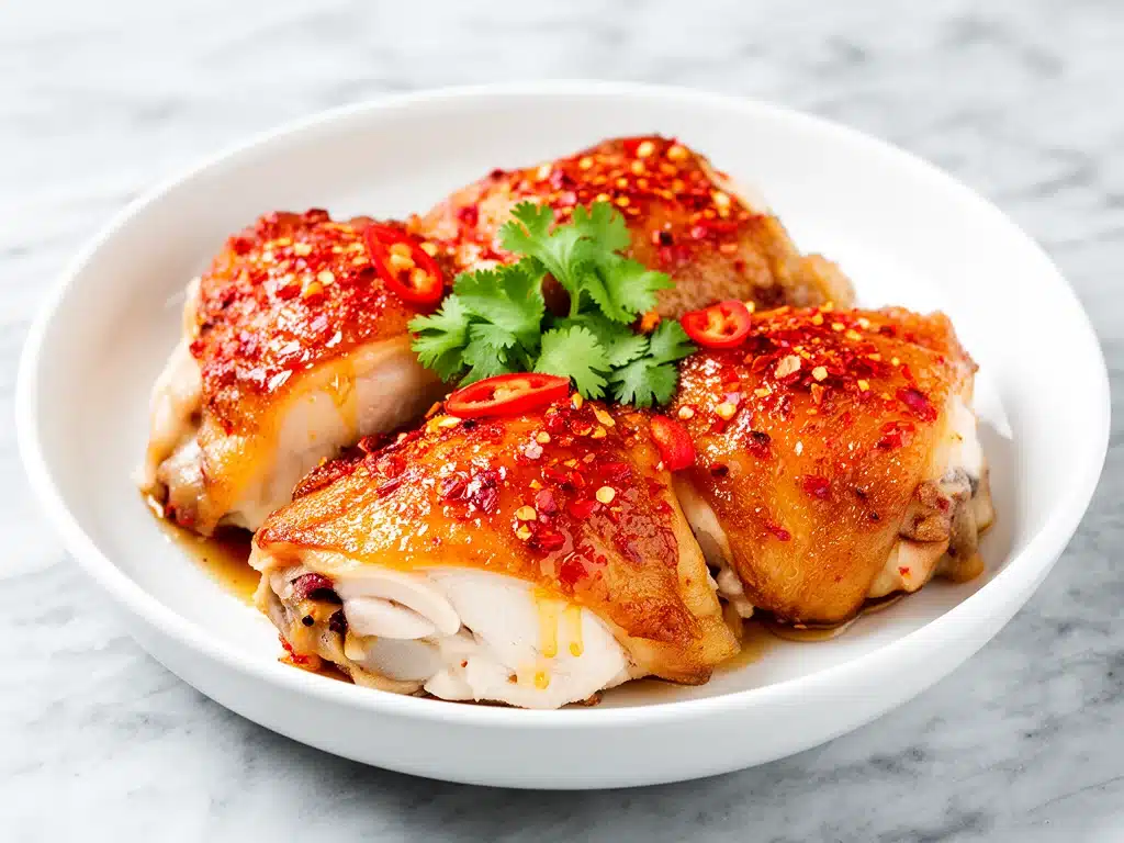 Home 1 Sticky Honey Sriracha Chicken Thighs - featured image