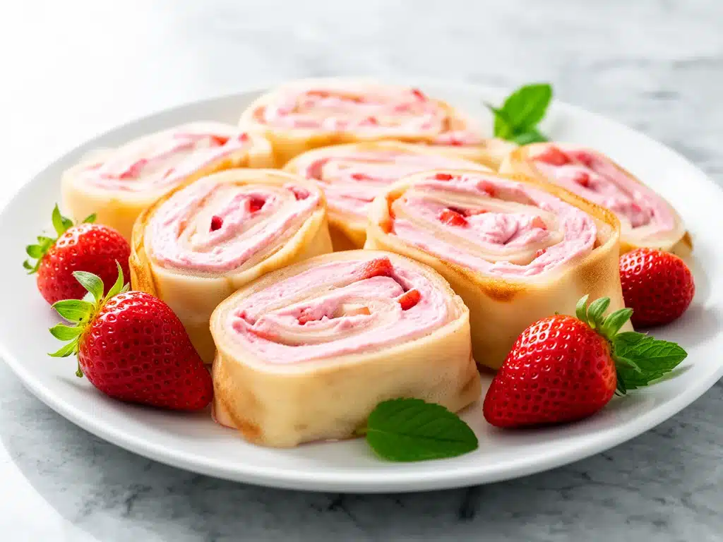 Home 2 Strawberry Cream Cheese Roll-Ups - featured image