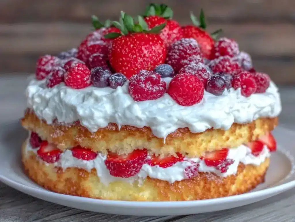 strawberry shortcake with whipped cream - featured image