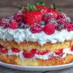 strawberry shortcake with whipped cream - featured image