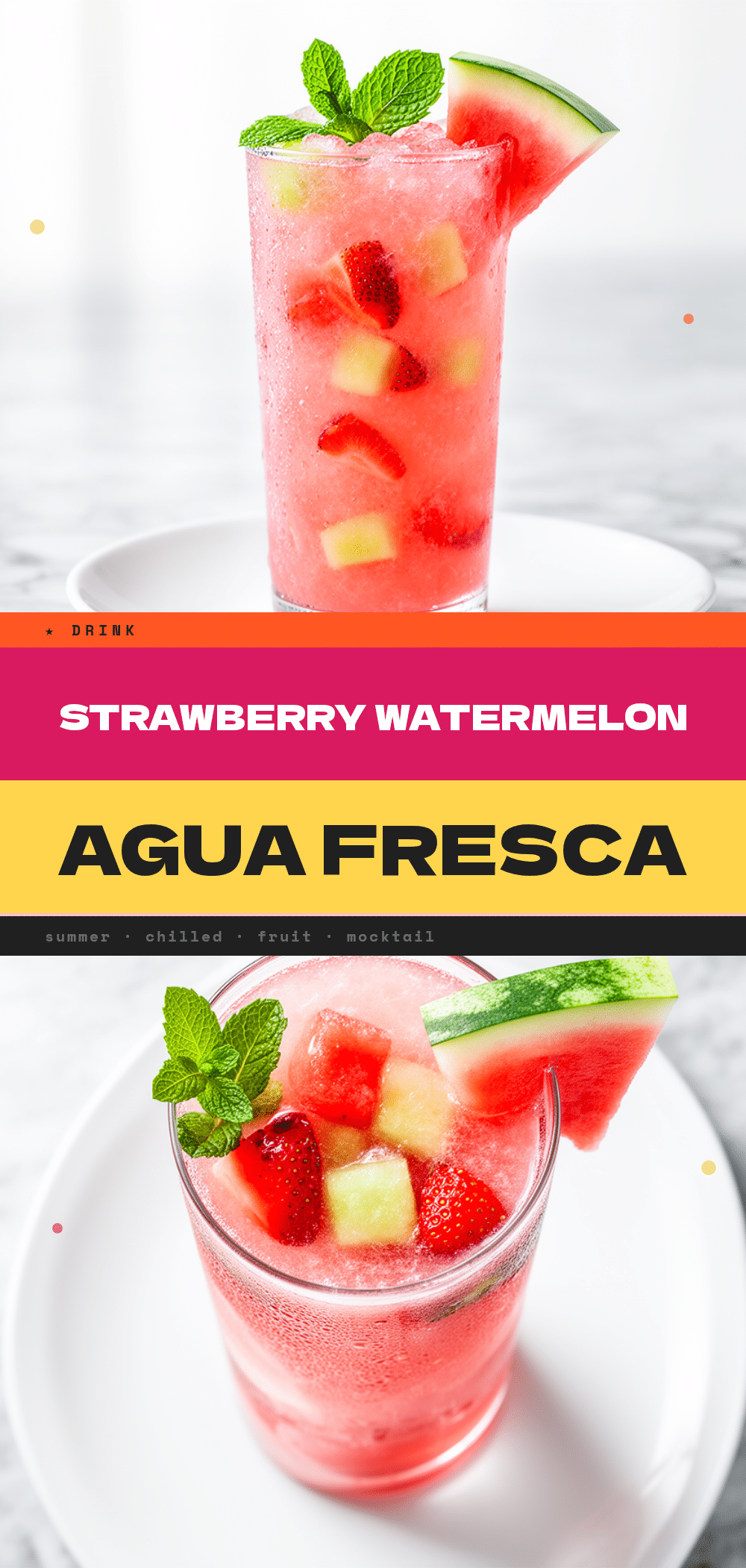 Strawberry Watermelon Agua Fresca: Best Summer Recipe 5 strawberry watermelon agua fresca recipe