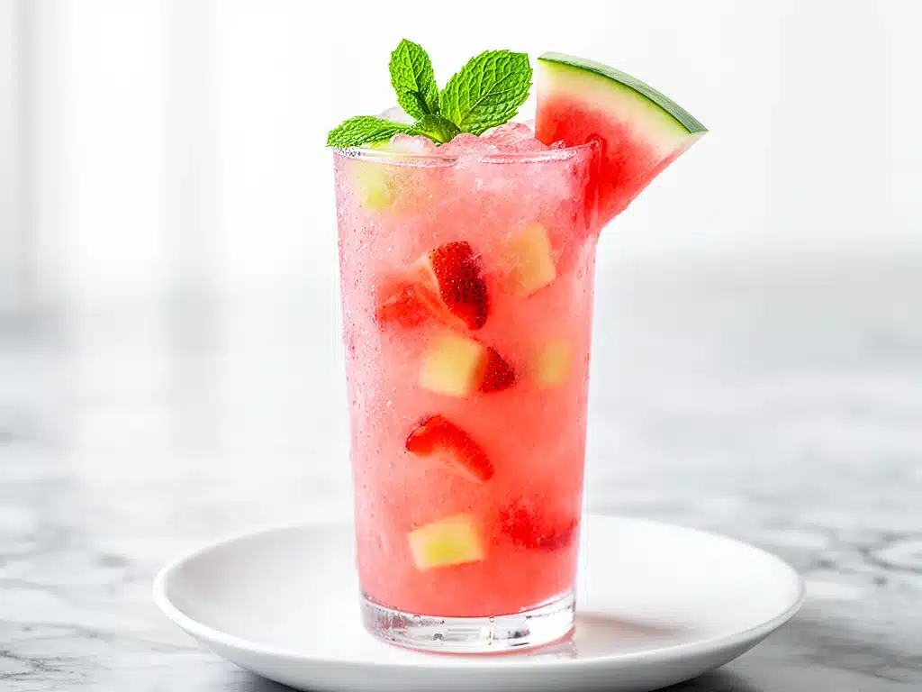 strawberry watermelon agua fresca - featured image
