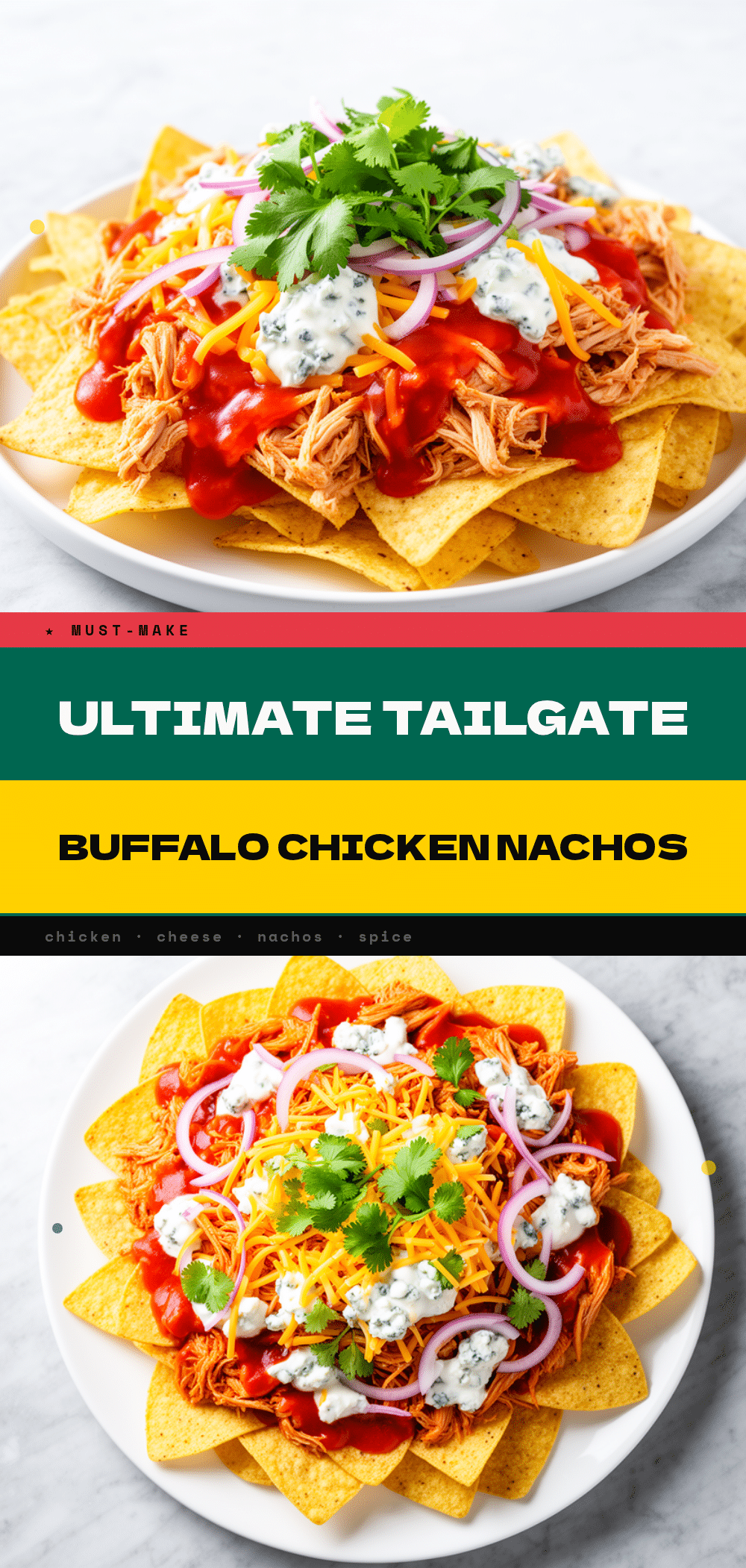 Tailgate Loaded Buffalo Chicken Nachos: 5-Step Game Day Recipe 5 Tailgate Loaded Buffalo Chicken Nachos recipe