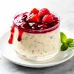vanilla bean panna cotta - featured image