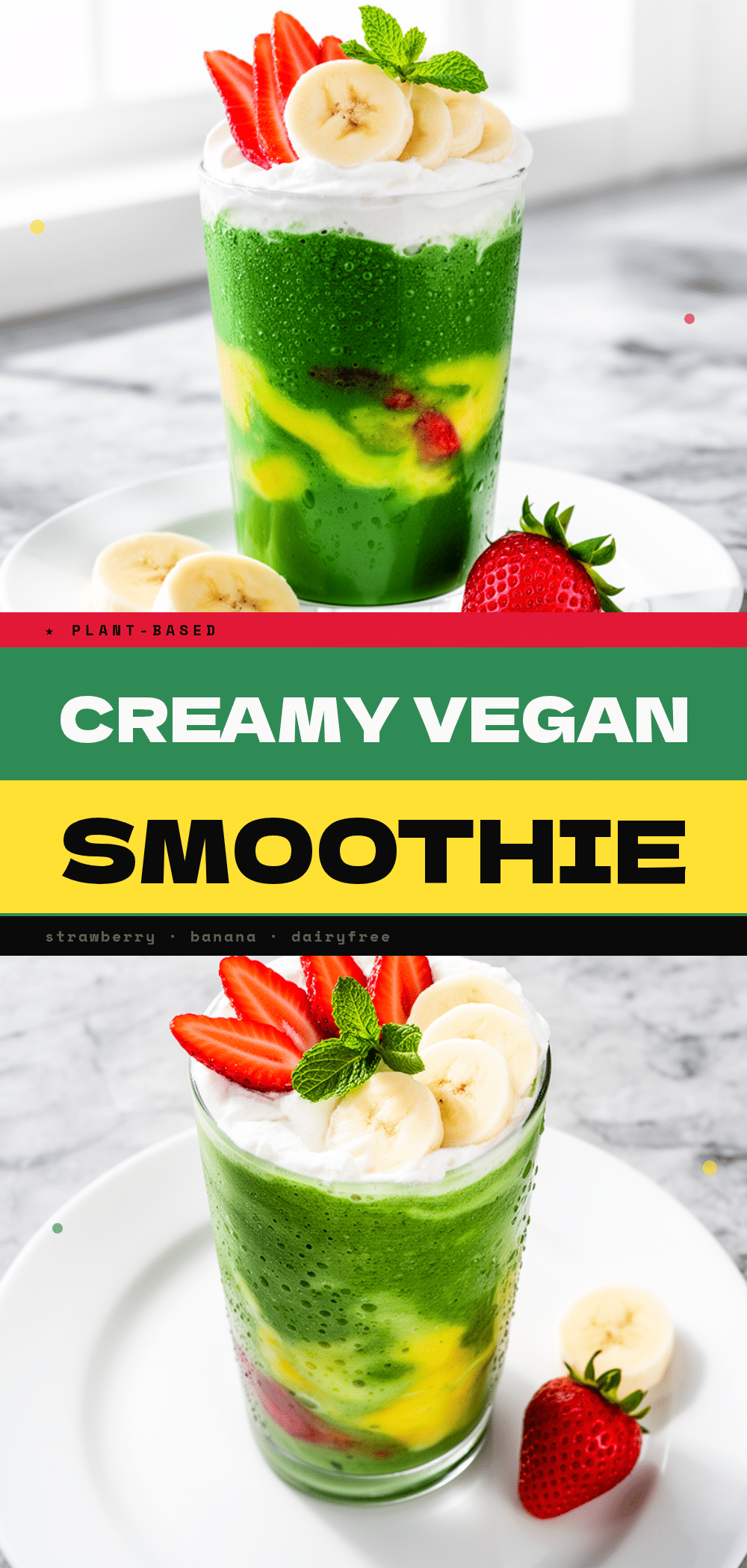 Vegan Strawberry Banana Green Smoothie: Easy 5-Minute Breakfast 5 vegan strawberry banana green smoothie recipe
