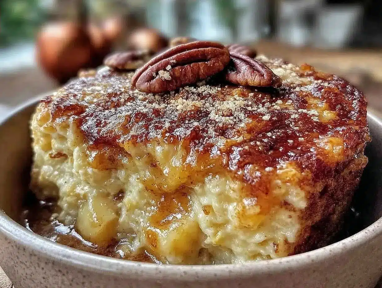 Cozy Fall Cinnamon Apple Butter Baked Oatmeal: Easy GF Recipe 4 apple butter baked oatmeal preparation steps