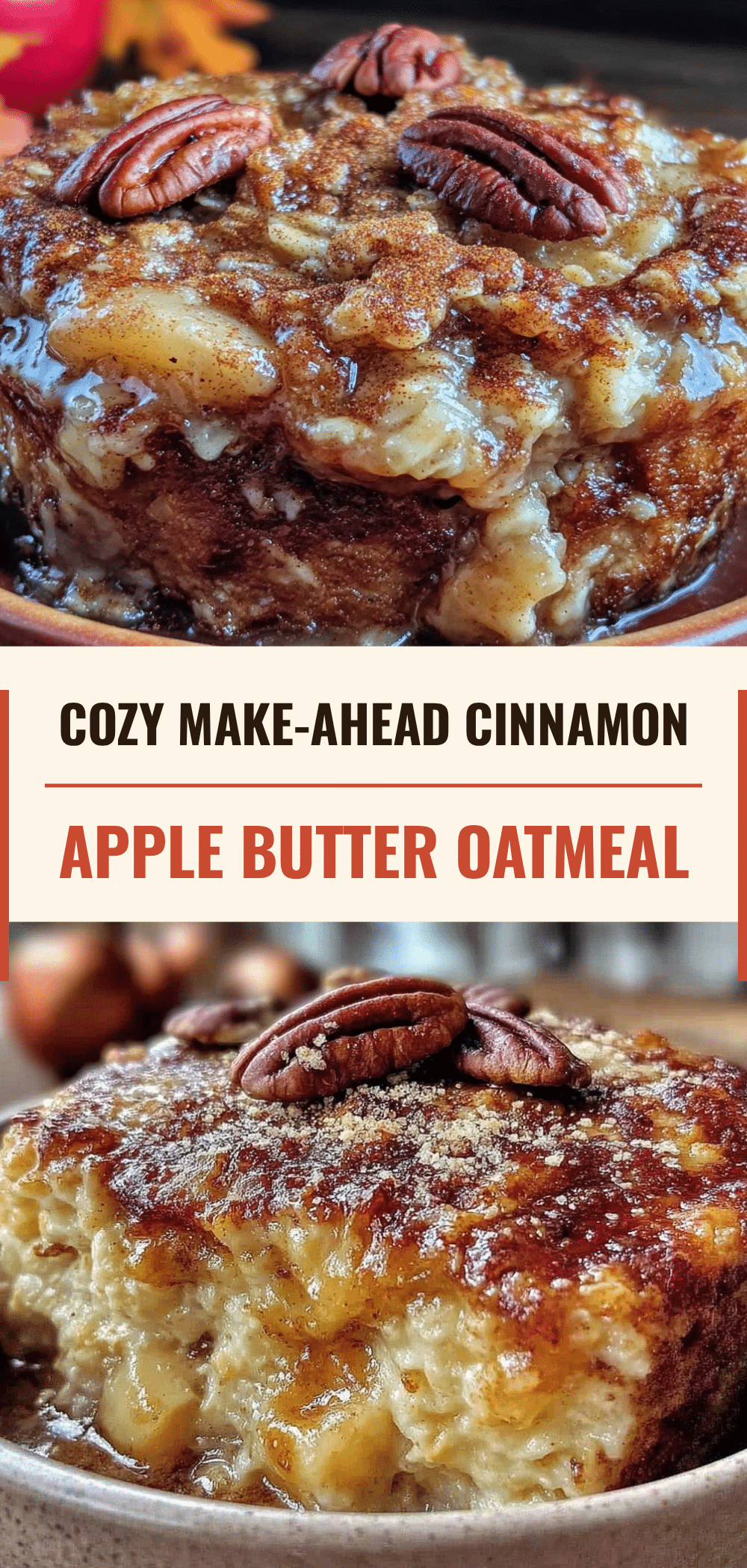 Cozy Fall Cinnamon Apple Butter Baked Oatmeal: Easy GF Recipe 5 apple butter baked oatmeal recipe