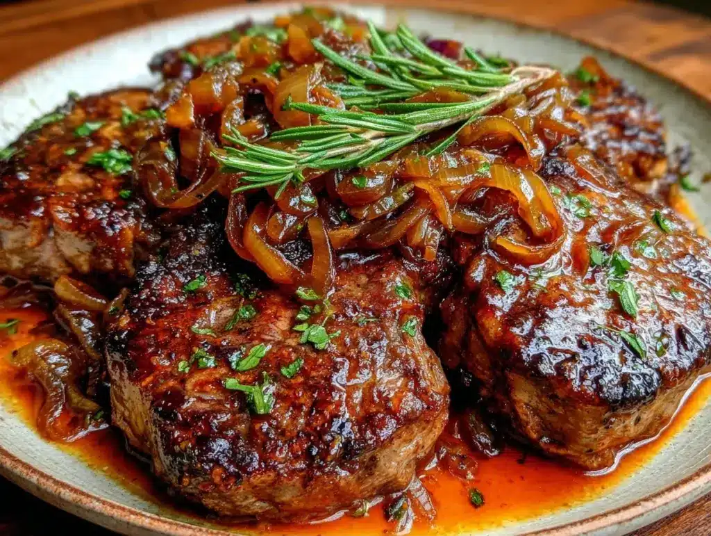 apple cider braised pork chops - featured image