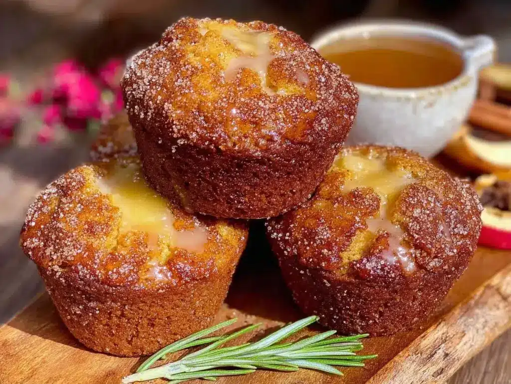 apple cider donut muffins - featured image