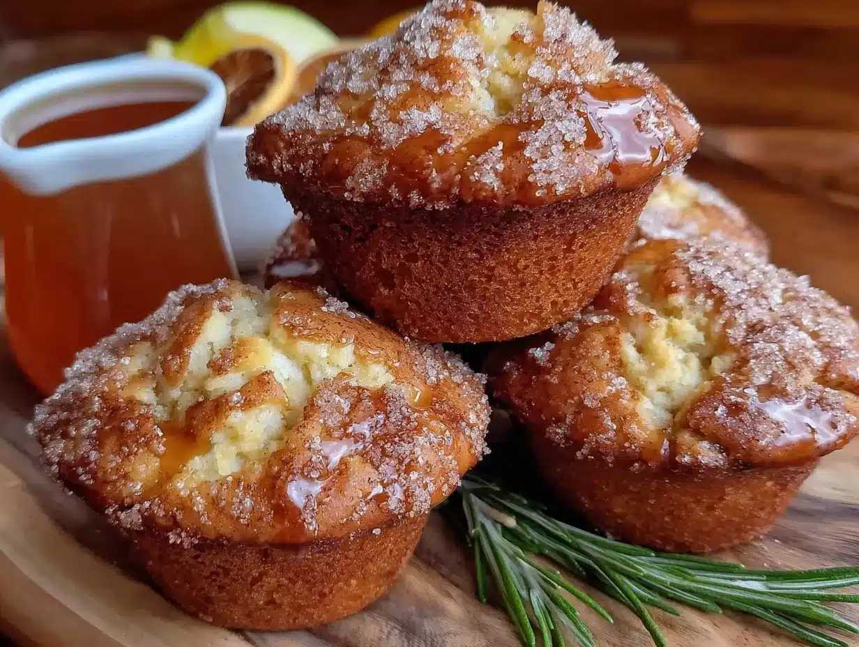 Fall Apple Cider Donut Muffins: 5-Ingredient Party Treat 4 apple cider donut muffins preparation steps