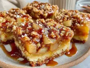 Chai Spiced Pear Crumble Bars - featured image