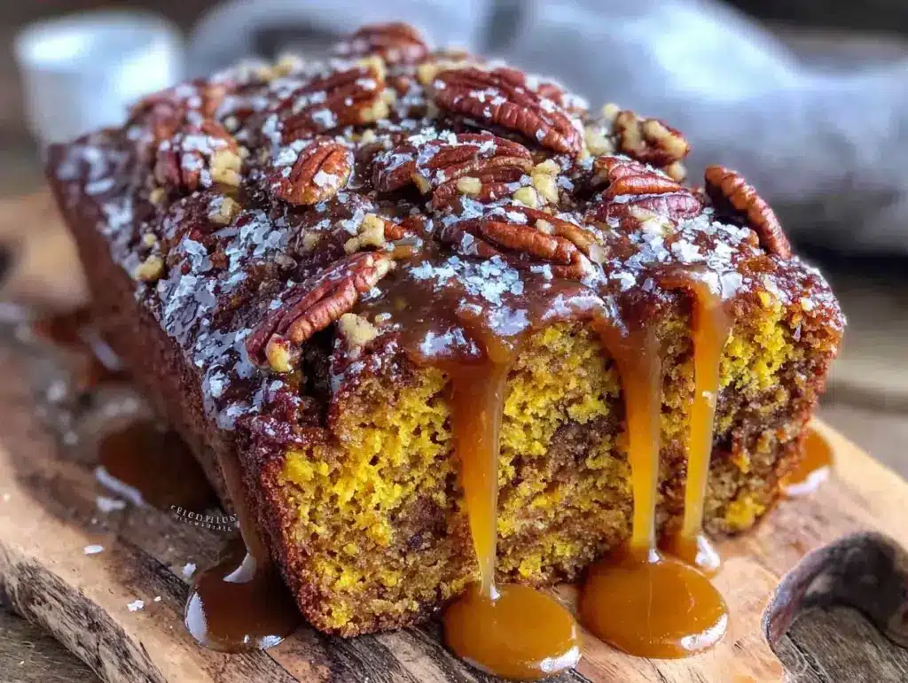 fall pumpkin bread - featured image