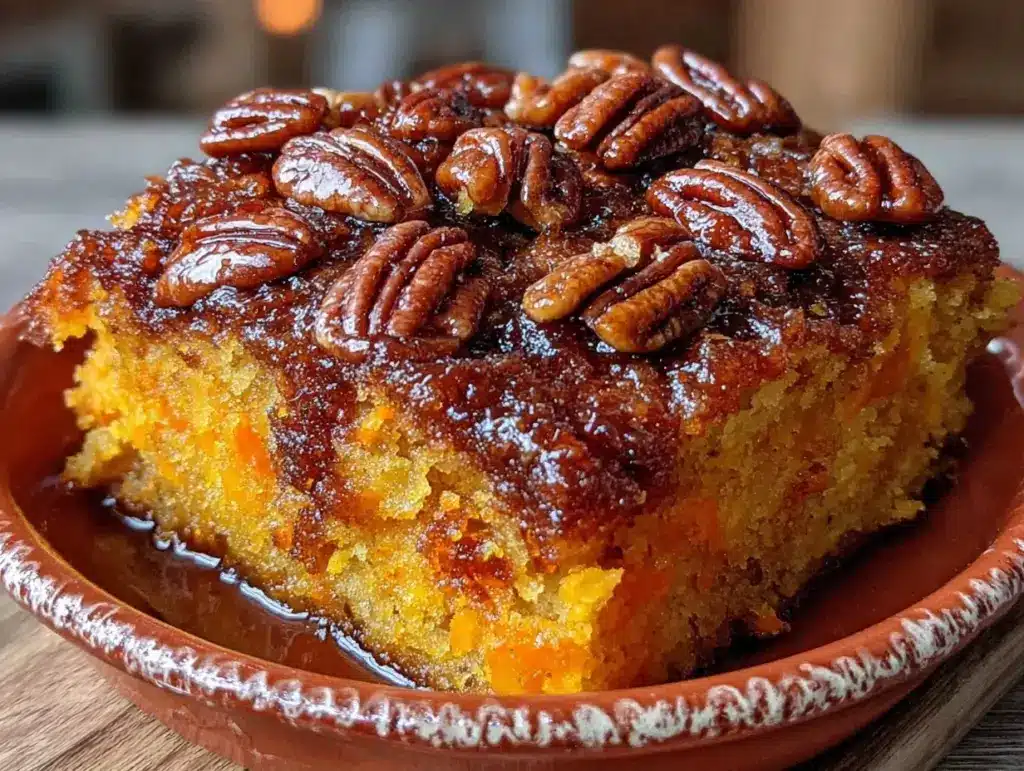 fall sweet potato cornbread casserole - featured image