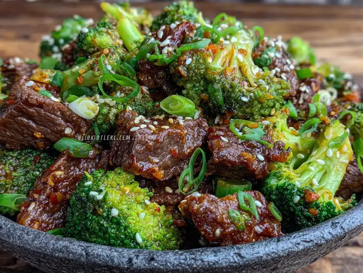Kids Sesame Garlic Beef & Broccoli: Easy Shared Dinner 4 kids sesame garlic beef and broccoli preparation steps